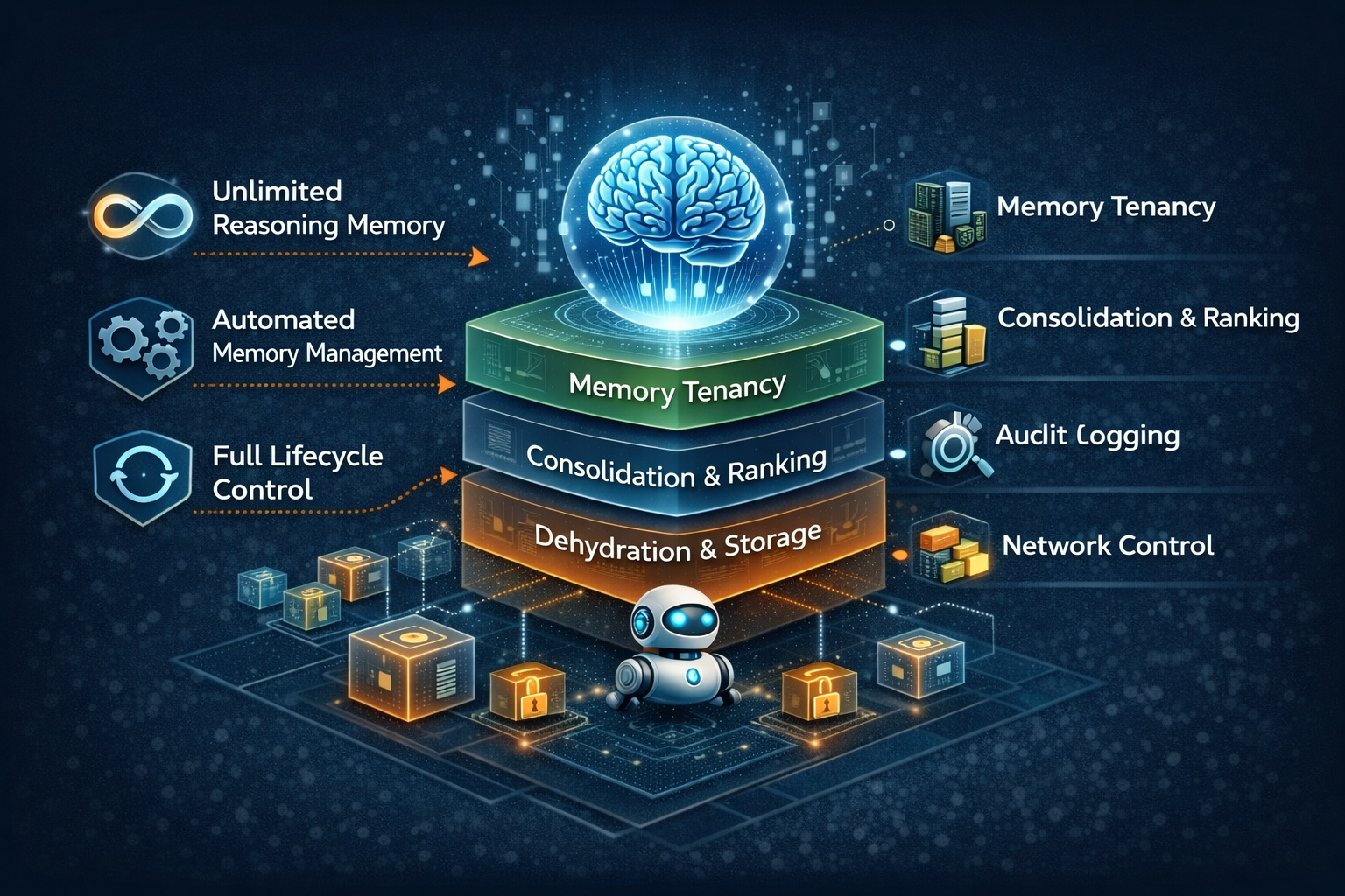 Illustration representing UMA memory architecture